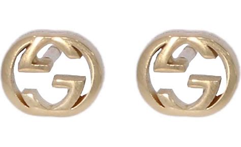 gucci ohrstecker gold|designer Gucci earrings.